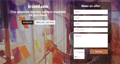 Desktop Screenshot of braend.com